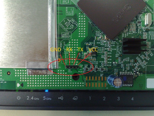 WNDR3700 串口连接